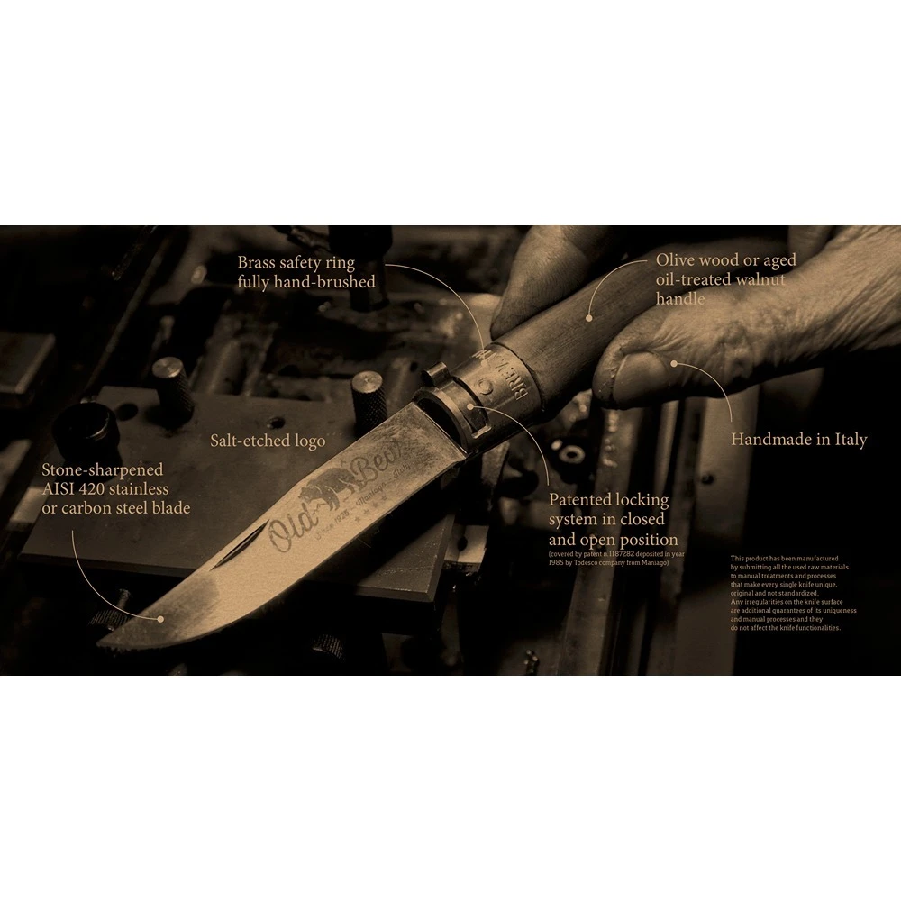 Antonini 9306/19Ln Old Bear Classical Walnut Medium - Carbon Steel - Image 2