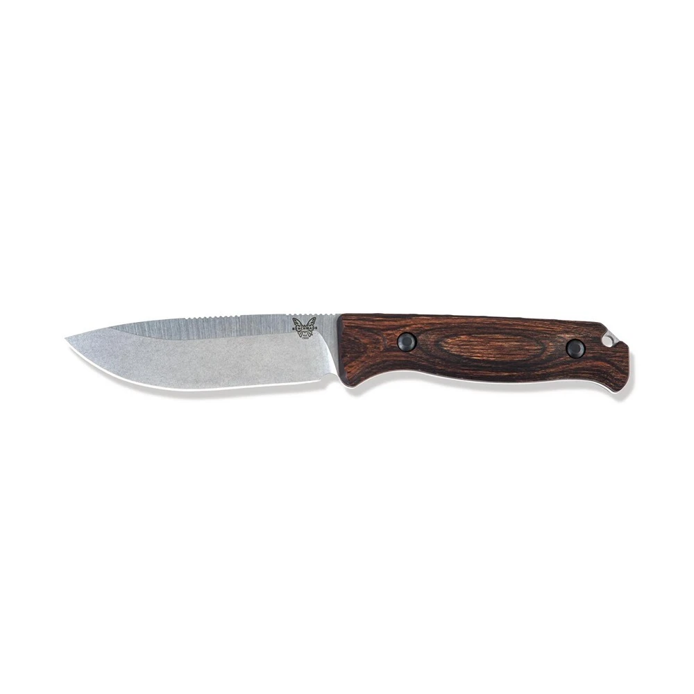 Benchmade 15002 Saddle Mountain Skinner, Fb, Wood - Image 3