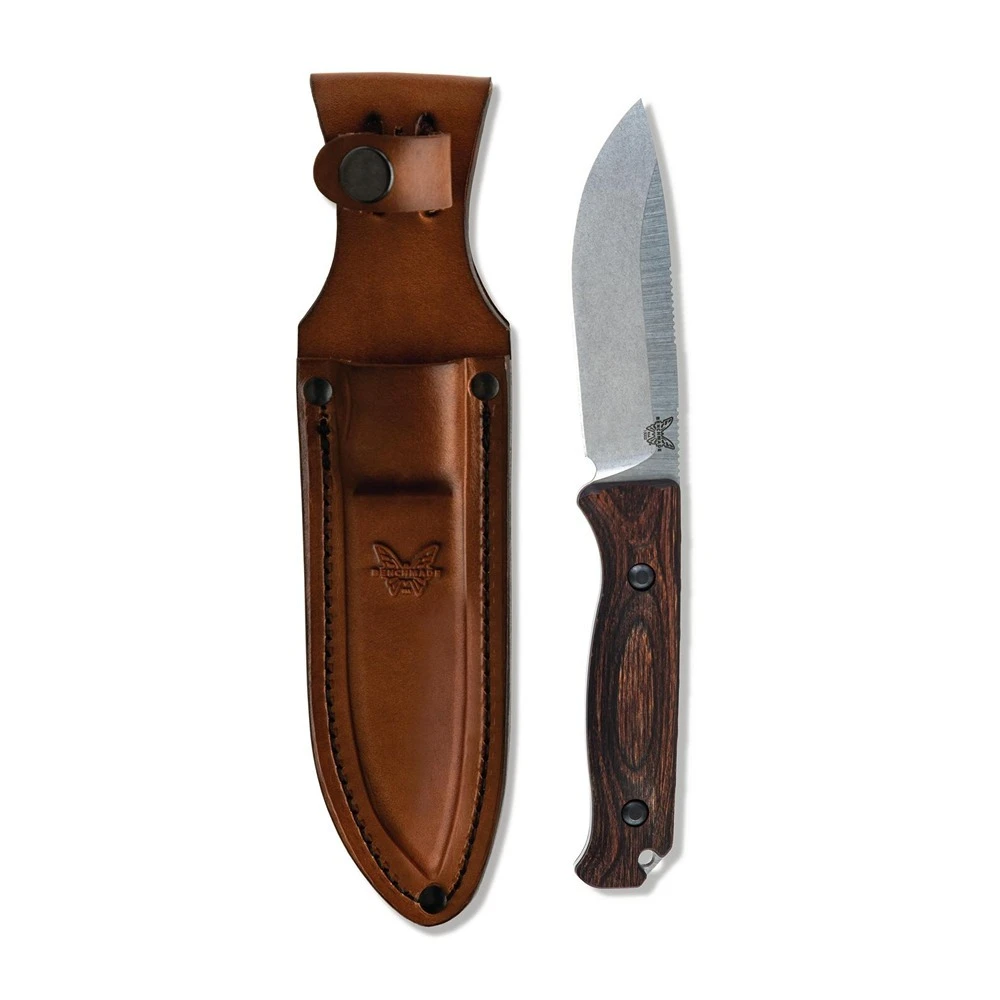 Benchmade 15002 Saddle Mountain Skinner, Fb, Wood - Image 5