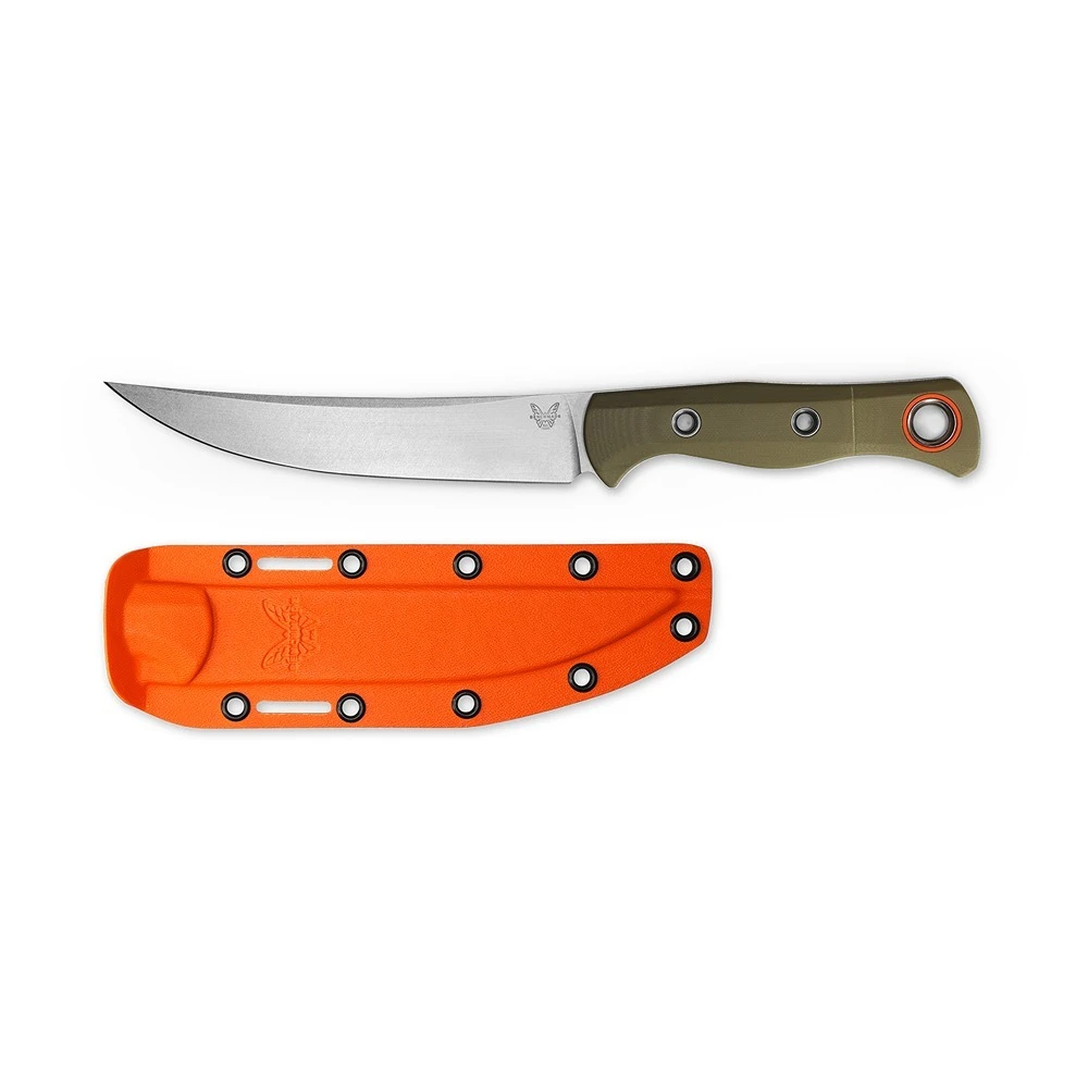 Benchmade 15500-3 Meatcrafter, Premium Fixed Blade, OD G10 - Image 6