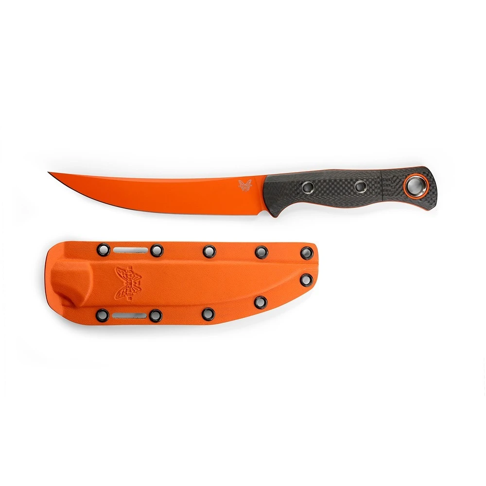 Benchmade 15500OR-2 Meatcrafter Fixed Blade, Carbon Fibre - Image 5