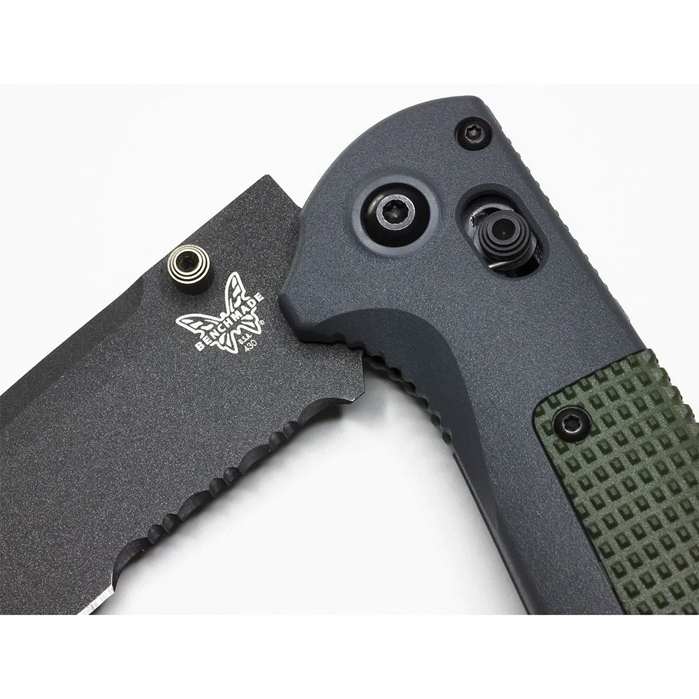 Benchmade 430Sbk Redoubt Axis Folding Knife, Part Serrated - Image 7