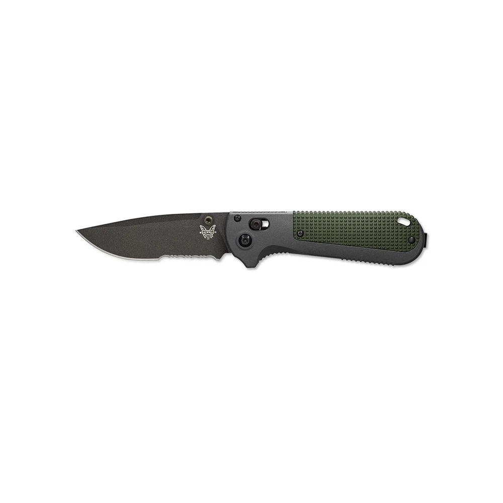 Benchmade 430Sbk Redoubt Axis Folding Knife, Part Serrated