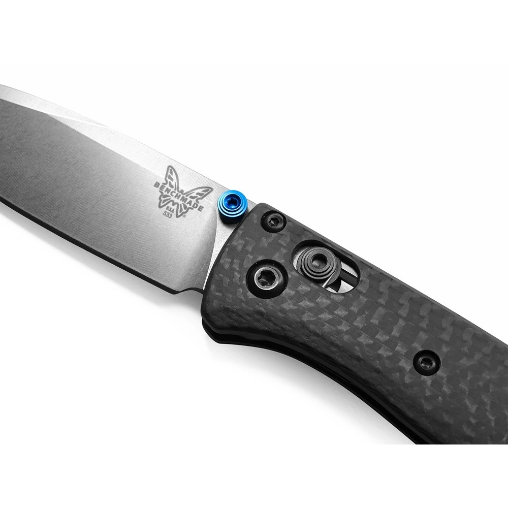 Benchmade 533-3 Mini Bugout Axis Folding Knife, Carbon Fibre - Image 4