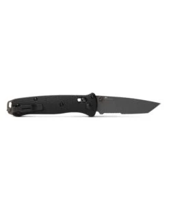 BENCHMADE 537SGY-03 Bailout Axis Folding Knife, Black Aluminium, Serr NEW