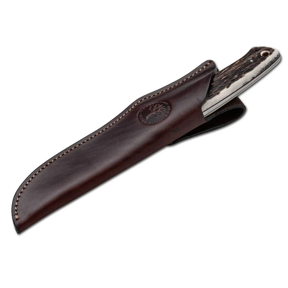 Boker Arborlito Hunter Stag Fixed Blade Knife - Image 2