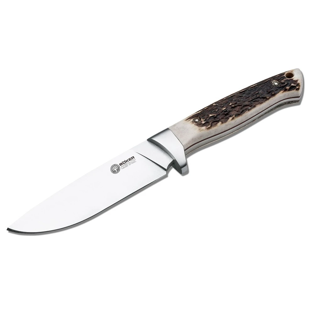 Boker Arborlito Hunter Stag Fixed Blade Knife - Image 4