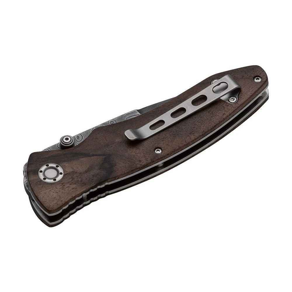 Boker Tirpitz-Damascus Wood Folding Knife - Image 3