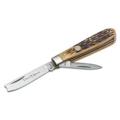 Boker Traditional Razor Jack Brown Jigged Bone Folding Knife