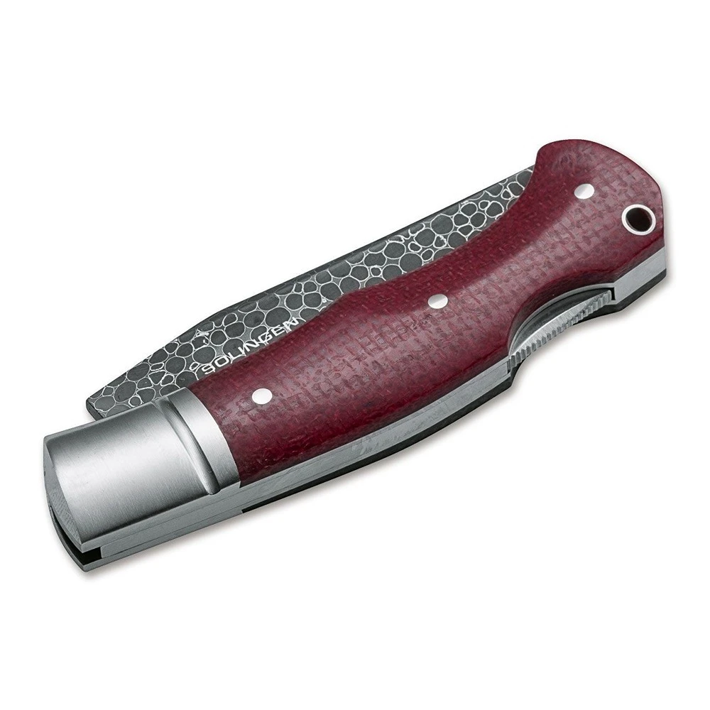 Boker Boxer Damascus Folding Knife - Image 2