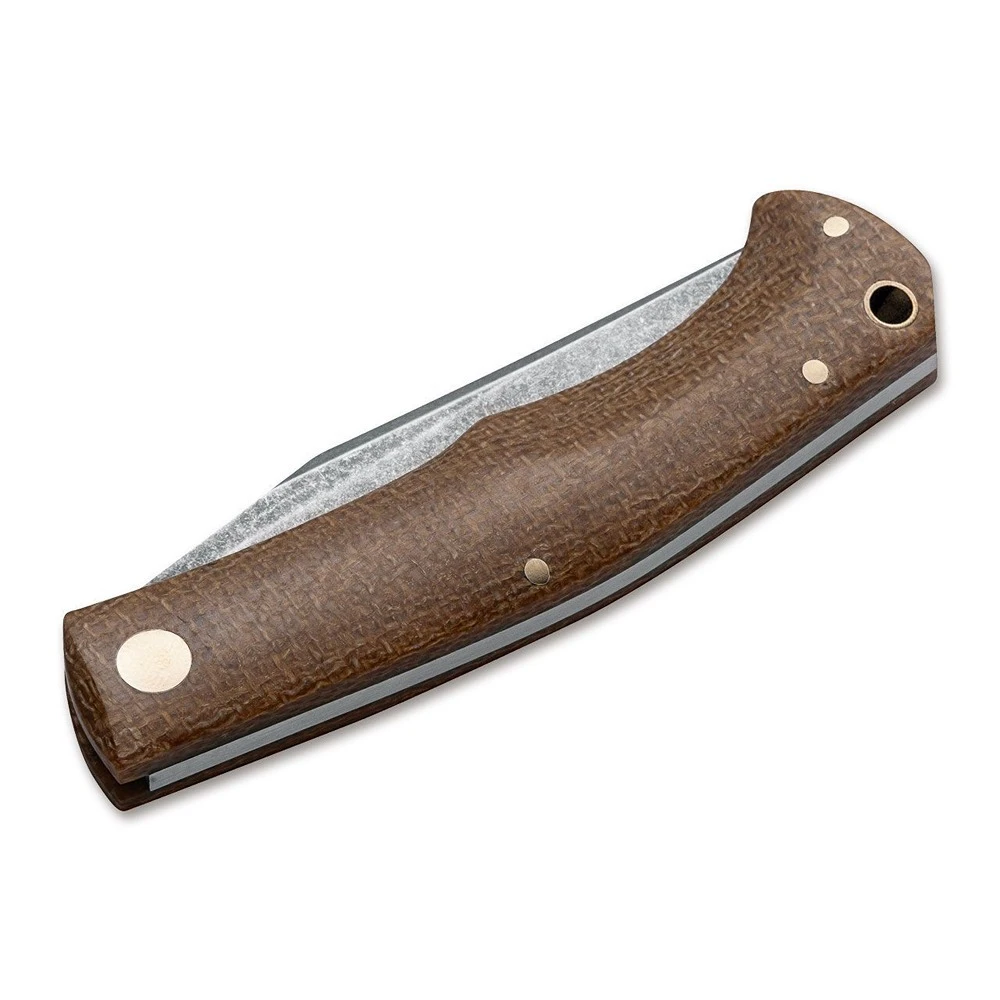 Boker Boxer Edc Brown Folding Knife - Image 2