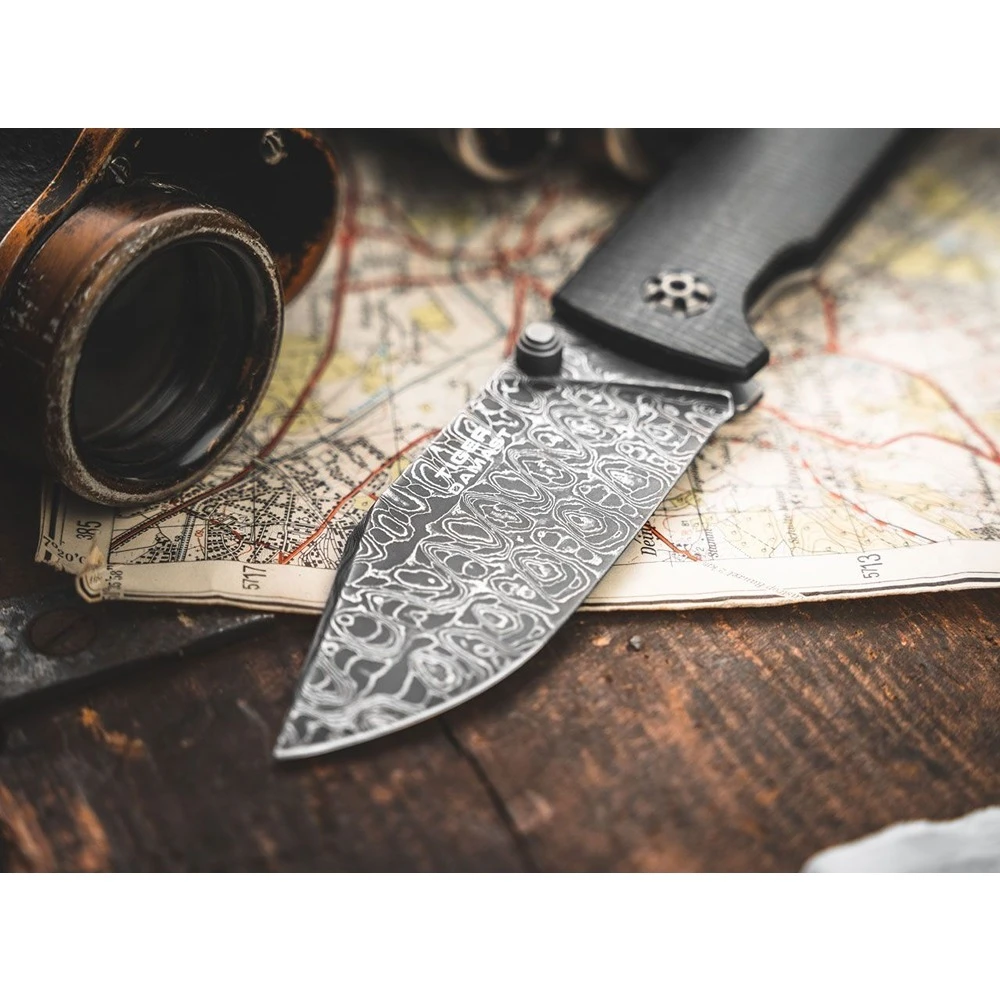 Boker Tiger-Damascus Folding Knife - Image 3