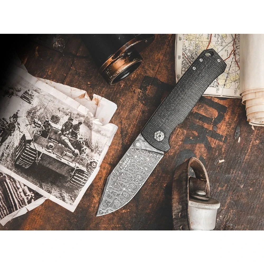 Boker Tiger-Damascus Folding Knife - Image 6