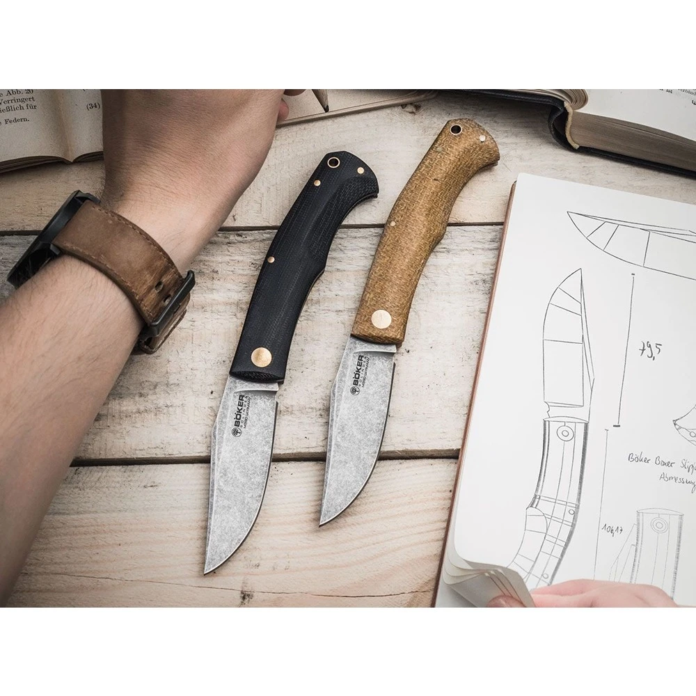 Boker Boxer Edc Black Folding Knife - Image 3