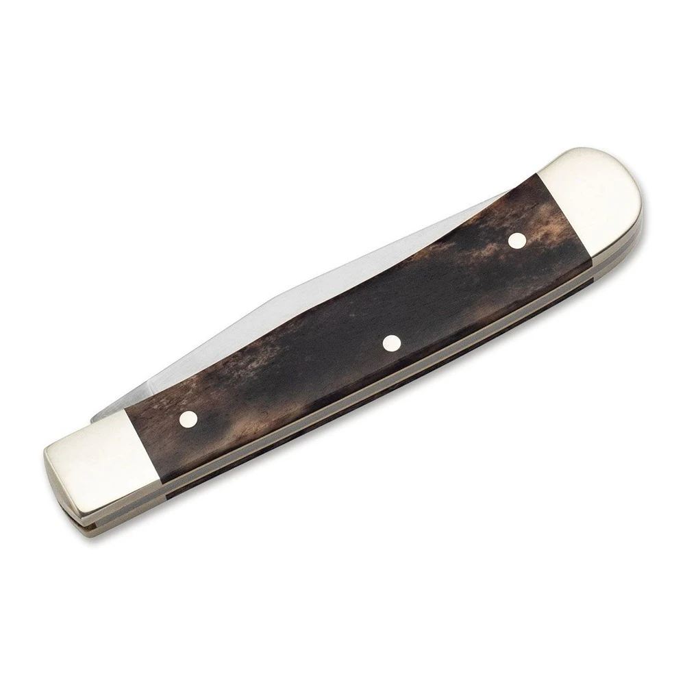 Boker Trapper Bone Buckskin Folding Knife - Image 2