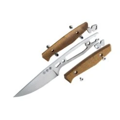 Boker Daily Knives Ak1 Drop Point Mustard Fixed Blade Knife