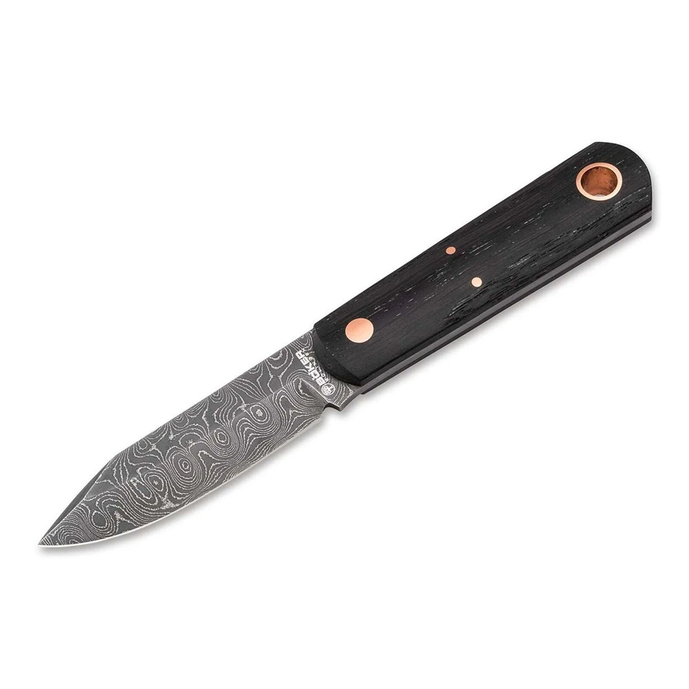 Boker Barlow Bff Fixed Blade, Damascus - Image 4