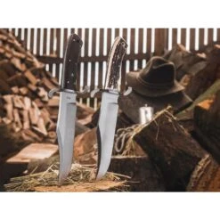 Boker Bowie N690 Stag Fixed Blade Knife