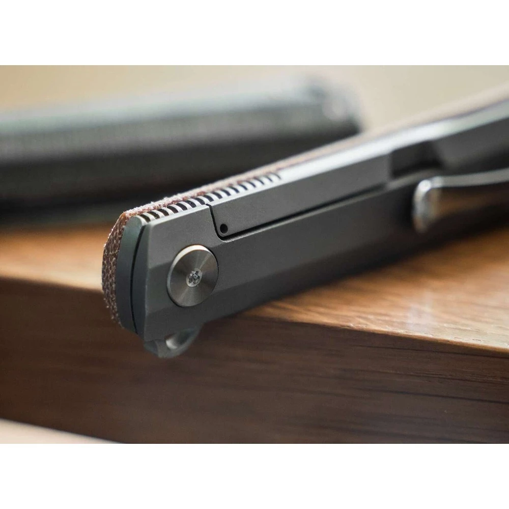 Boker Plus Cataclyst Flipjoint Damast Folding Knife, Brown - Image 5