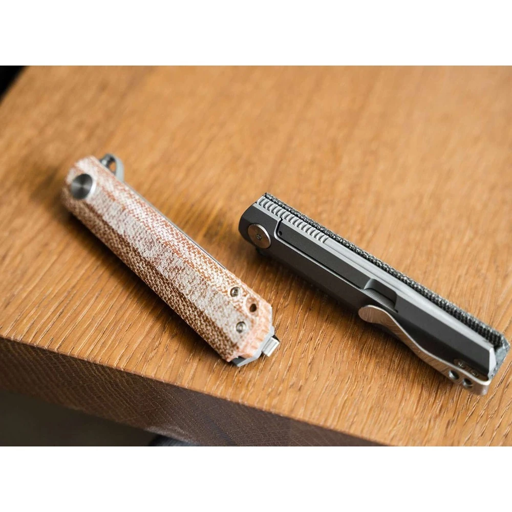 Boker Plus Cataclyst Flipjoint Damast Folding Knife, Brown - Image 6