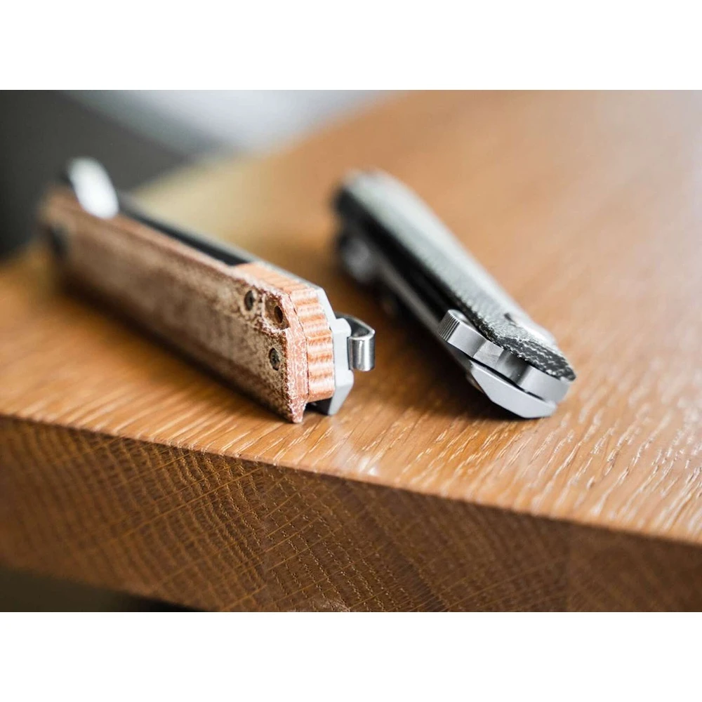 Boker Plus Cataclyst Flipjoint Damast Folding Knife, Brown - Image 8