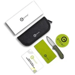 CIVIVI C18062P-8 Button Lock Elementum II Folding Knife