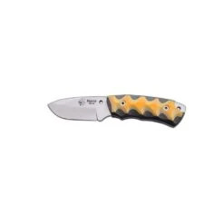 J & V Adventure 1214-M5 Nano 2.0 Bicolour Micarta Fixed Blade Knife