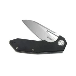 KUBEY KU291A NEW VAGRANT Folding Knife, Sandblasted AUS-10, Black G10