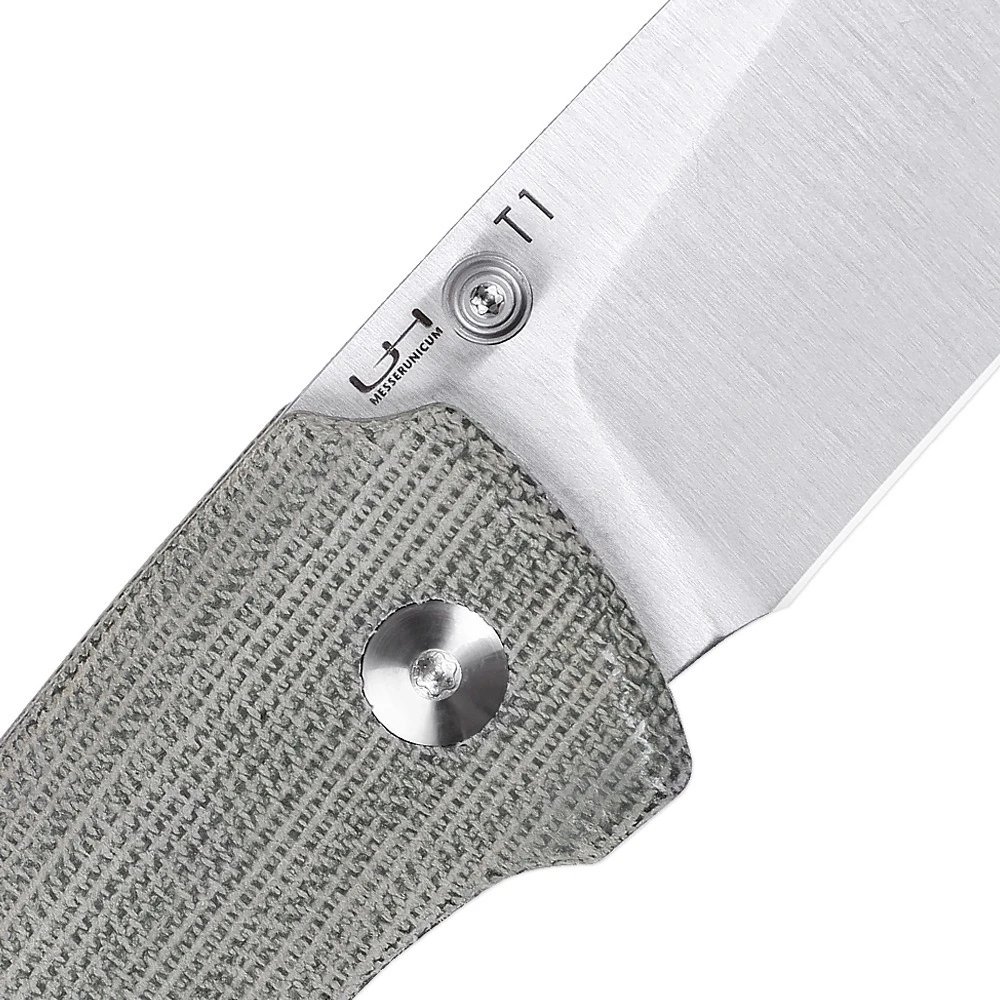 Kizer Kv3490C1 T1 Liner Lock Folding Knife, Green Micarta - Image 2