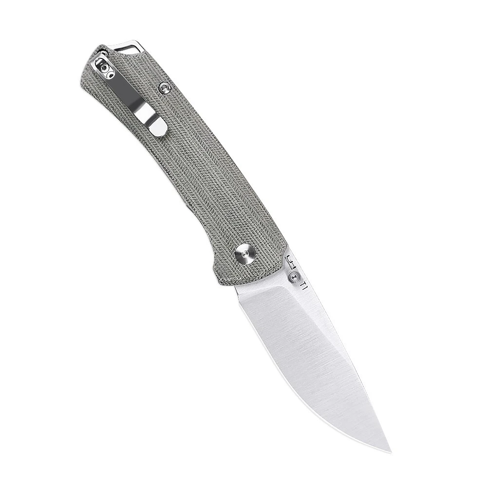 Kizer Kv3490C1 T1 Liner Lock Folding Knife, Green Micarta - Image 7