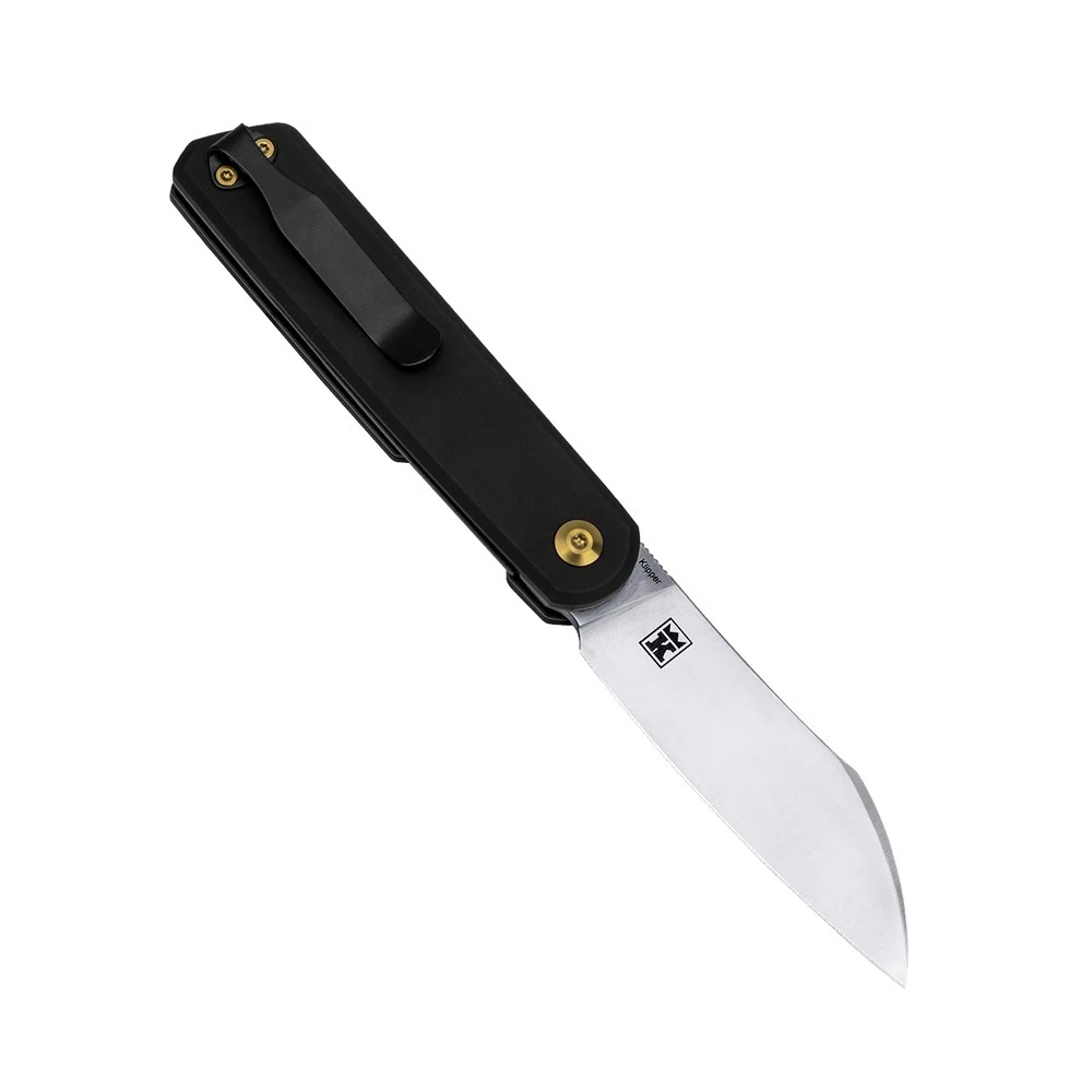 KIZER KV3580C1 Klipper Folding Knife, Black Aluminium - Image 5