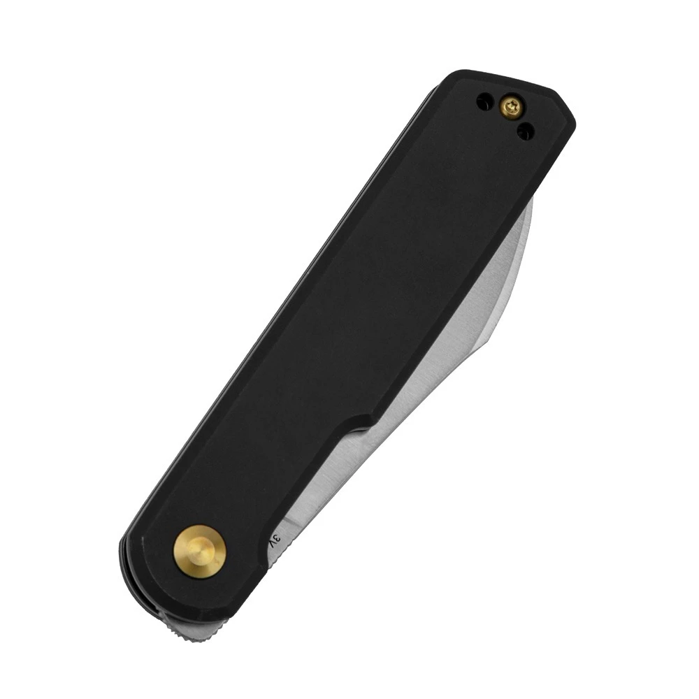 KIZER KV3580C1 Klipper Folding Knife, Black Aluminium - Image 7