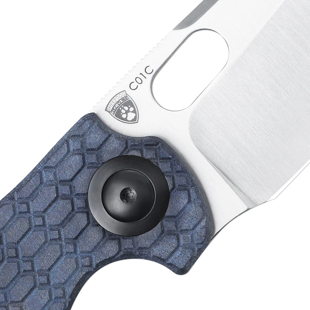 Kizer Kv4488C3 C01C Sheepdog Folding Knife, Blue Richlite - Image 4