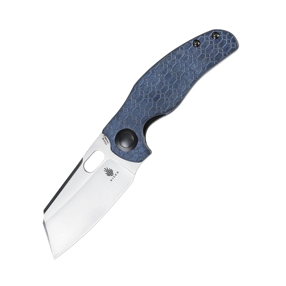 Kizer Kv4488C3 C01C Sheepdog Folding Knife, Blue Richlite - Image 7