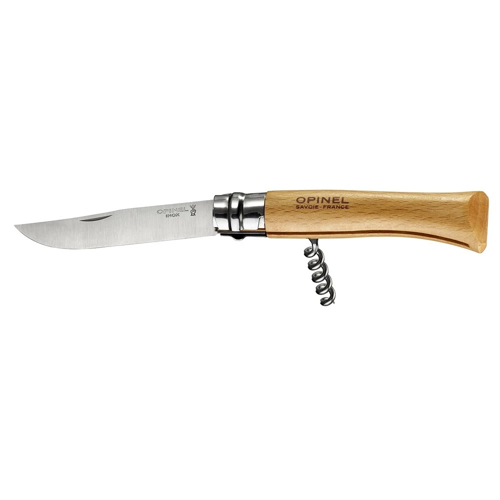 Opinel No 10 Corkscrew Folding Knife - Image 2