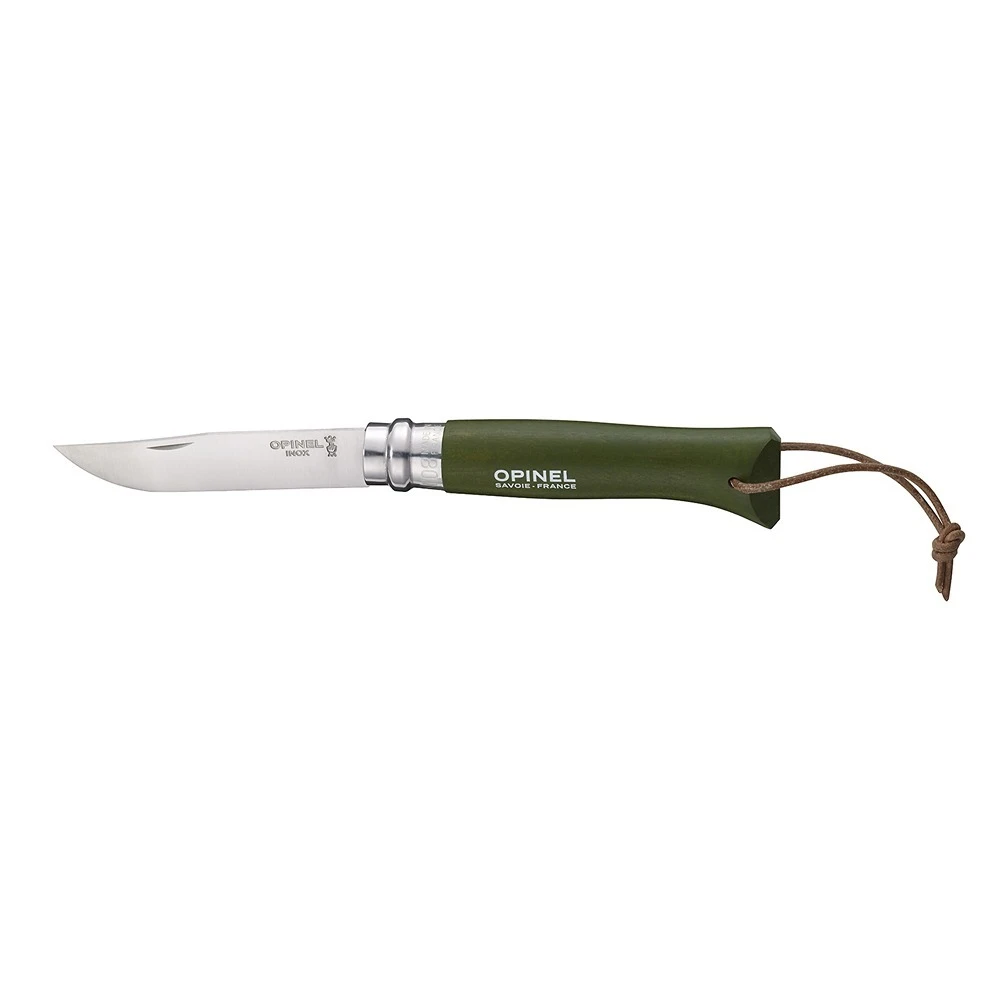 Opinel No 8 Trekking Stainless Steel Folding Knife - Khaki