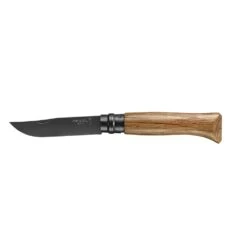 Opinel No 8 Oak Handle, Black Blade, Gift Boxed