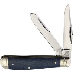Rough Ryder Denim Mini Trapper T10 Folding Knife