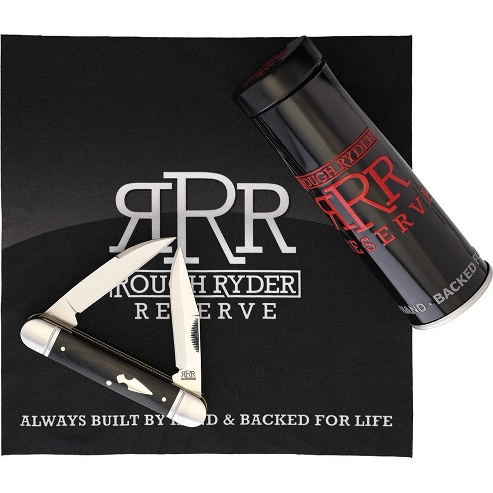 Rough Ryder Reserve Hedgehog D2 Black Micarta Folding Knife - Image 2