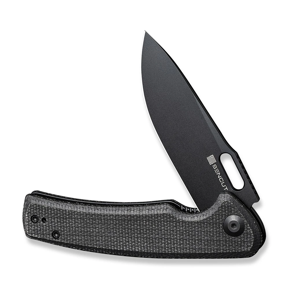 Sencut S20065-3 Vesperon Folding Knife, Black Canvas Micarta - Image 8