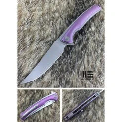 We Knife 704A 704 Purple Titanium Folding Knife Discontinued